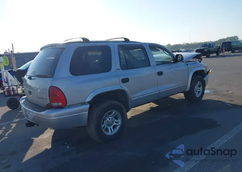 2002 Dodge Durango Slt из США, поврежденный, VIN 1B4HS48NX2F140980